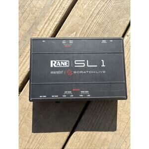 Rane Serato Scratch Live SL1 DJ Audio Interface No Charger Cable